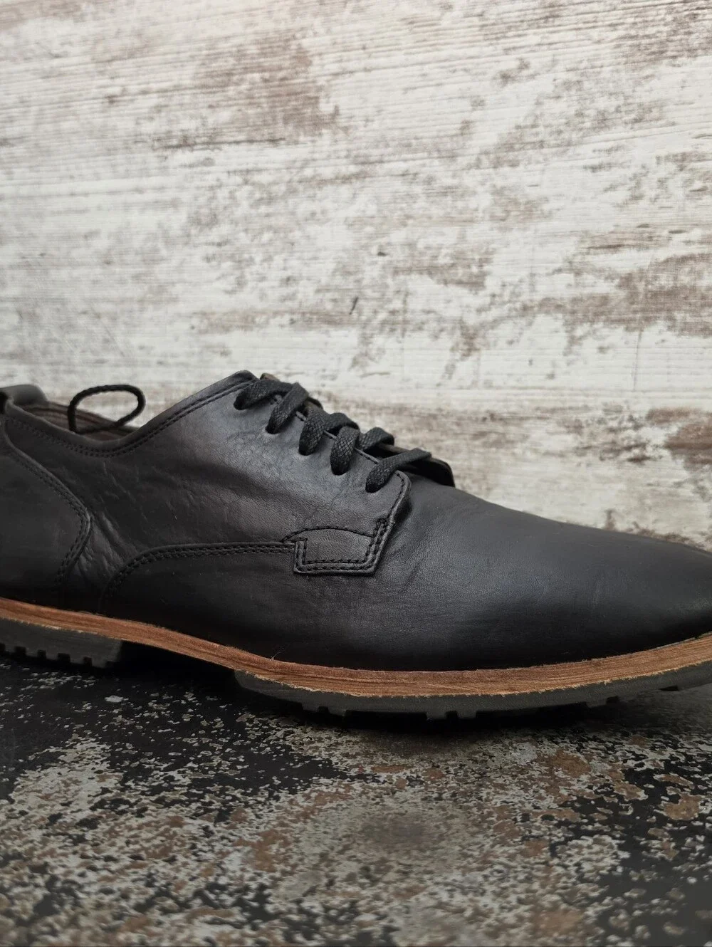 Mens Timberland Boot Co. Bardstown Oxford Shoes Sz 11 Used A19VK Black Leather